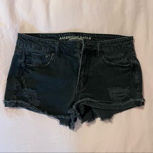 Black AE Denim Shorts
